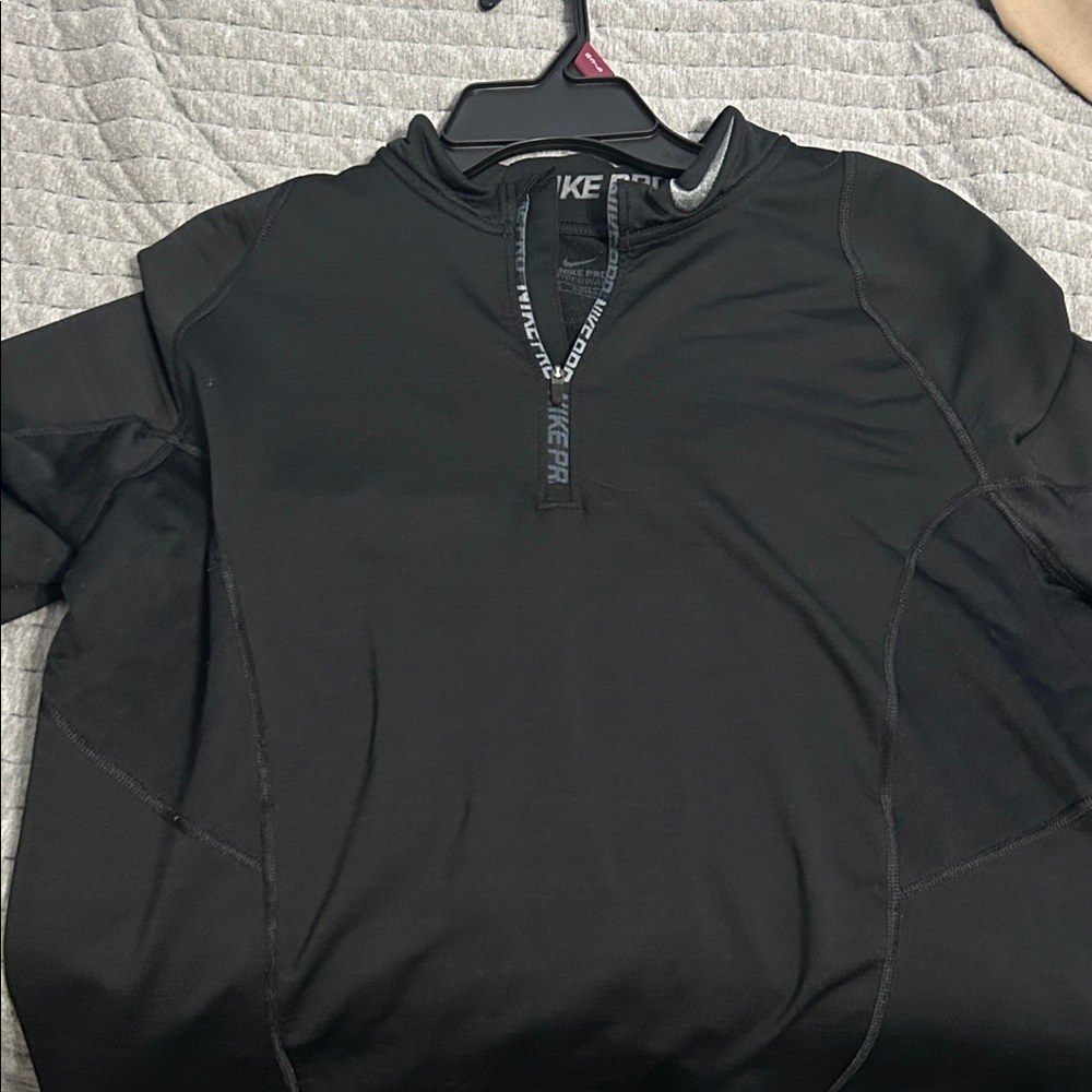 Nike Black Quarter-Zip Top